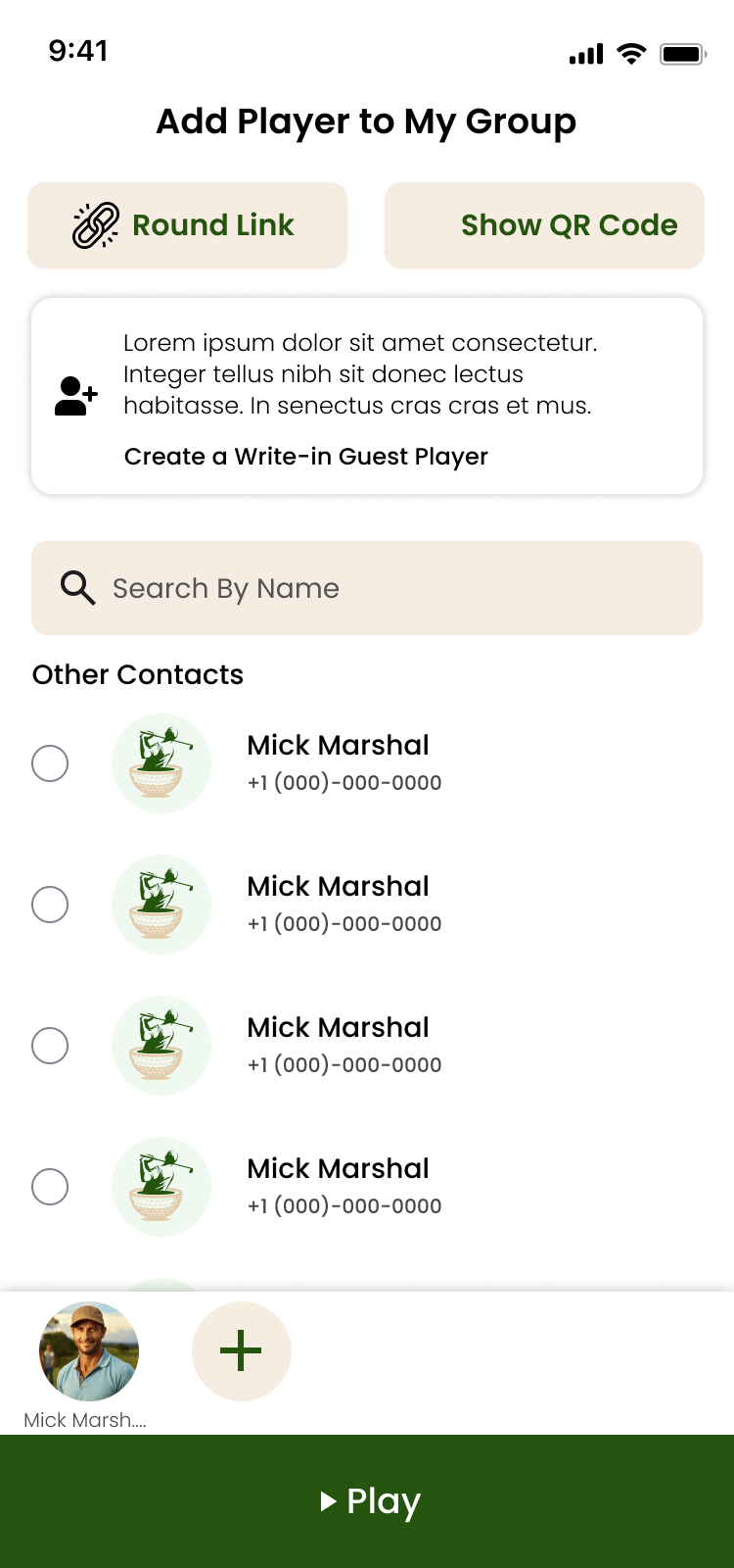 Hosting Company Layout Preview