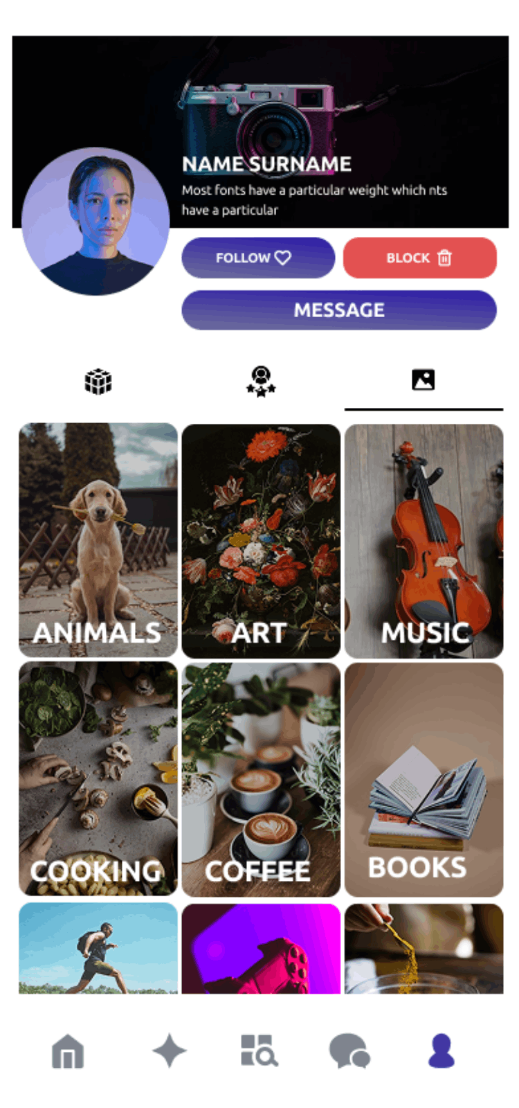 Hosting Company Layout Preview