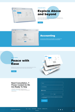 Hosting Company Layout Preview
