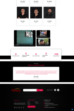 Hosting Company Layout Preview