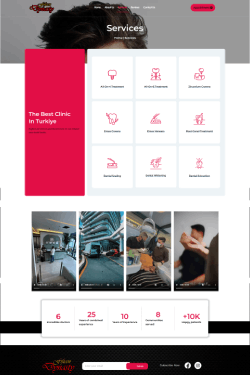 Hosting Company Layout Preview