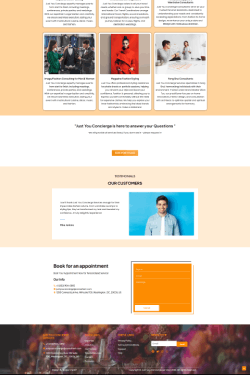 Hosting Company Layout Preview